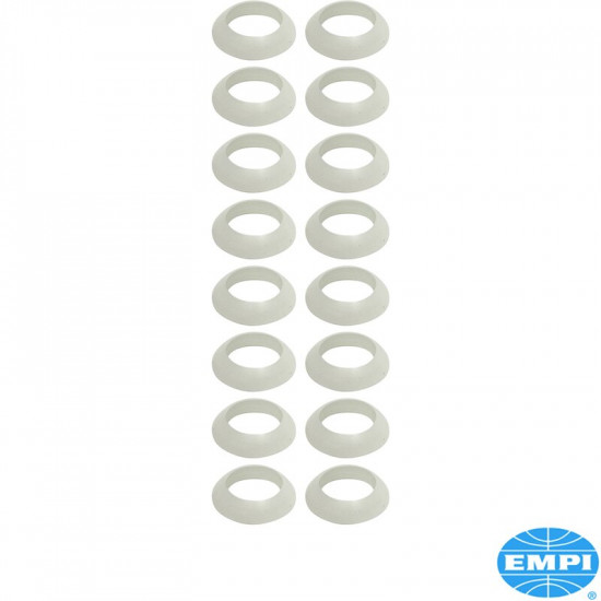 Silicone push rod tube seal set, 16 pieces