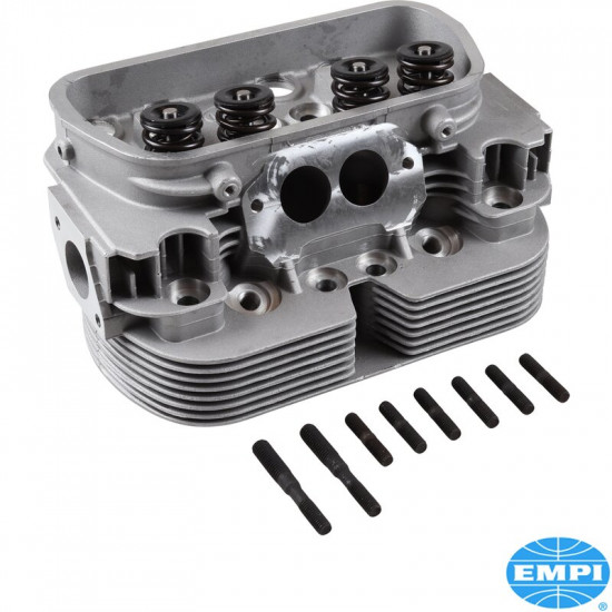 GTV-2 Racing Dual Port Cylinder Head, 40x35.5 Stainless Steel valves, dual valve springs for 94mm bore. Complete with Performance Valve Job. When mounting this part, one must use a cylinder head gasket