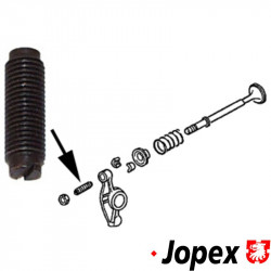 Adjusting screw for tappet, M8x1. Heat treated as original