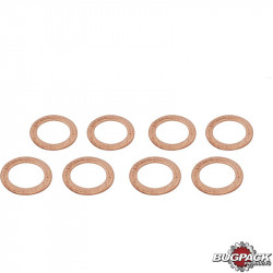 Single spring shims, hardened, 0.06 mm set of 8. For setting proper spring installed height