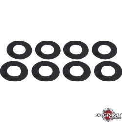 Dual spring shims, hardened, 0.015 mm set of 8. For setting proper spring installed height