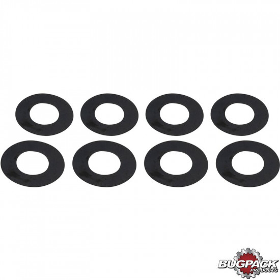Dual spring shims, hardened, 0.015 mm set of 8. For setting proper spring installed height