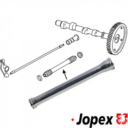 Tube, push rod, galvanized, 208 mm, OE quality 2.0