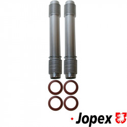 Push rod tube kit, 185 mm, 2 pcs. incl. seals