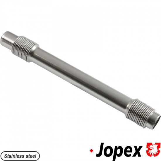 Push rod tube, stainless steel, 220 mm. Windtage style that extend further into the case. 8 pcs. needed