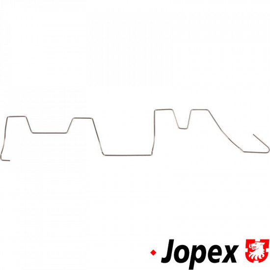 Retaining clip for push rod tube