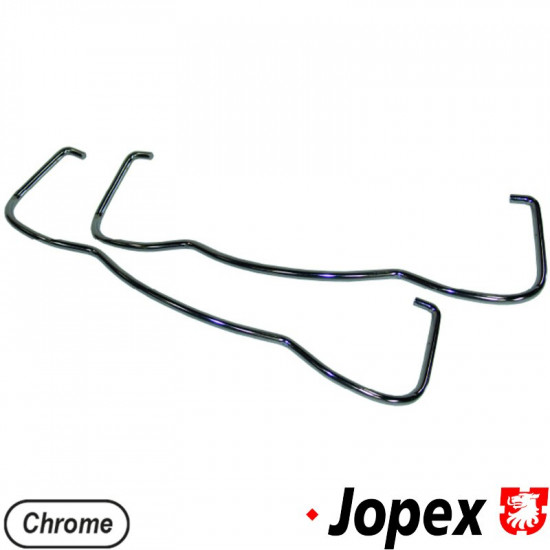 Retaining clip set, valve cover for AC101401, chrome