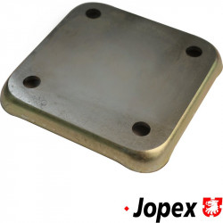 Cover plate for oil pump, 8 mm holes, metal