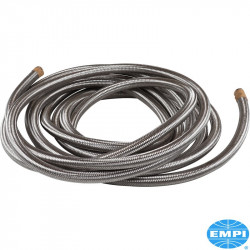 Oil hose, braided stainless steel, inner diameter 1/2", length 7620 mm