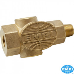 Oil pressure “T” fitting, M10x1.0