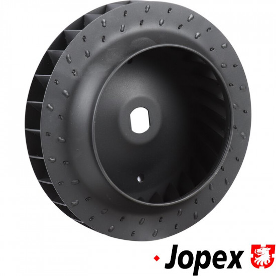 Cooling fan, 34 mm, heavy duty, reinforced by extra weldings