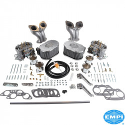 Ultra dual carburetor kit, dual port, 44 HPMX, with air cleaners