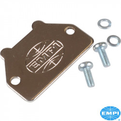 Fuel enrichment block-off plate. Used when you remove the "stock" choke assembly
from IDF carburetors. Supplied with screws and washers