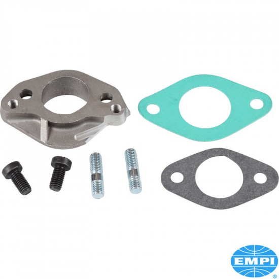 Carburetor adapter set to use a 30 or 30/31 carburetor on a dual port 34 Pict manifold