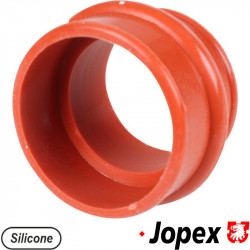 Manifold boot for air intake, silicone, red, heavy duty