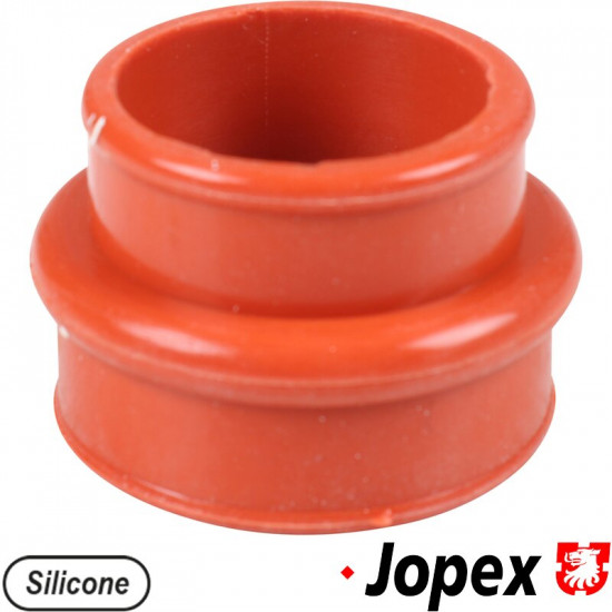 Manifold boot for air intake, silicone, red, heavy duty