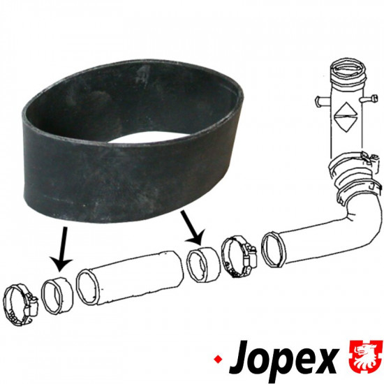 Gasket for fuel filler pipe