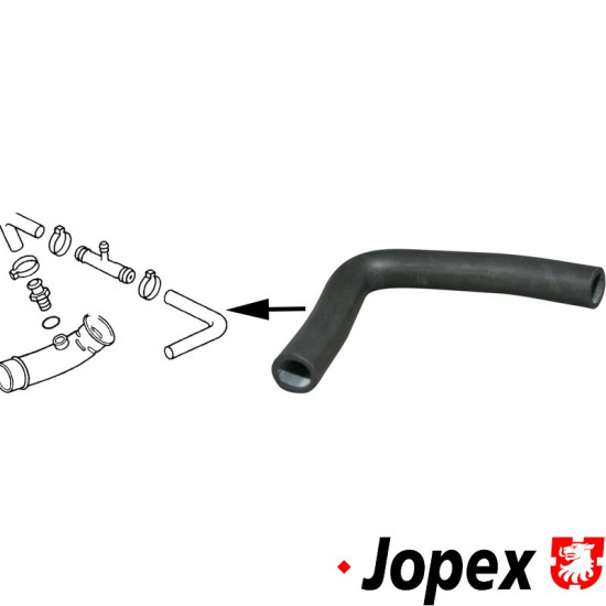 Ventilation hose, fuel tank to T-piece