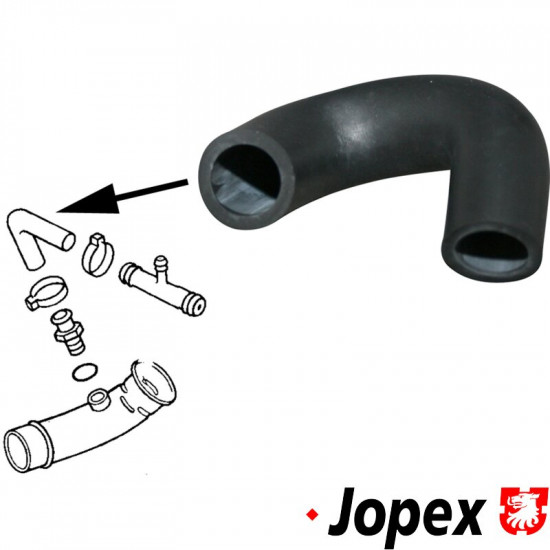 Ventilation hose, fuel filler neck to T-piece