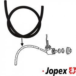 Hose, 1 m, Ø inner 9 mm, Ø outer 15 mm