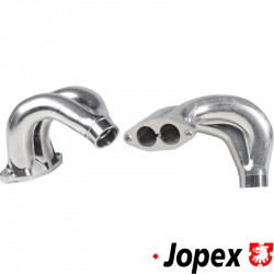 Intake manifold set with dual port, casted, original style, without gaskets, left/right