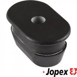 Grommet for fuel line, oval, rubber