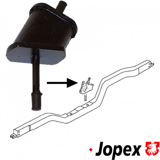 Rubber mount, engine support