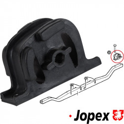 Rubber mount, engine support