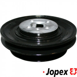Pulley for crankshaft with damper