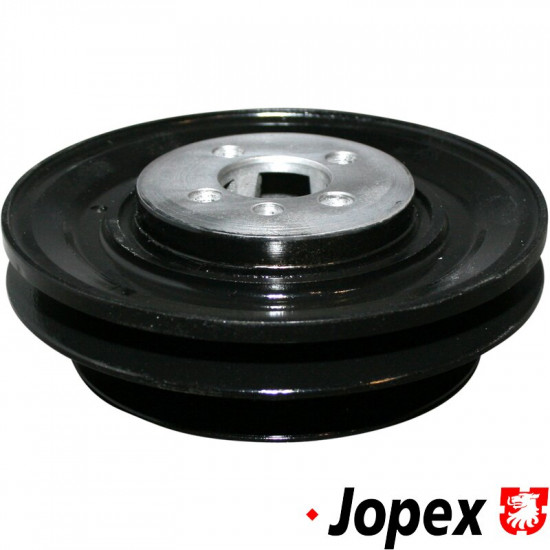 Pulley for crankshaft with damper