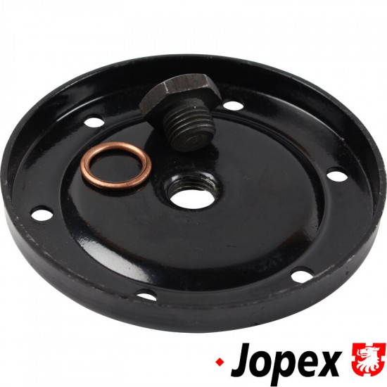 Oil strainer cover, w/bolt and gasket