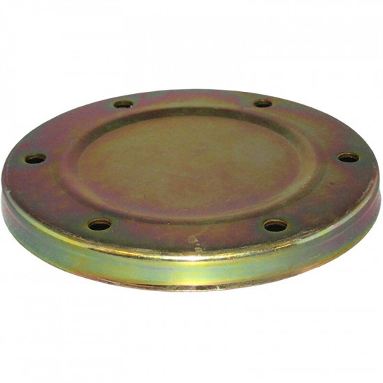 Oil strainer cover without oil drain hole