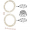 Gasket set for oil strainer. German make