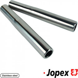 Tail pipe set, 265 mm, Stainless Steel, heavy duty,Ø26 mm.