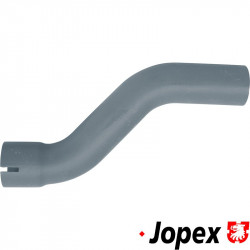 Exhaust tail pipe, total length 185 mm, left