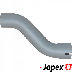Exhaust tail pipe, total length 155 mm, right