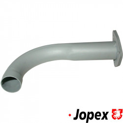 Tail pipe. Made of steel with grey paint