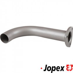 Tail pipe. Made of stainless steel with grey paint