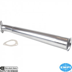 Tail pipe, Stinger, with large 3 bolt flange, ceramic coated