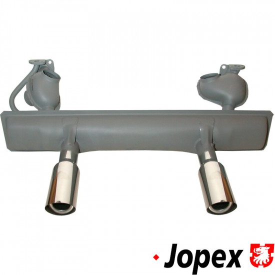 Exhaust, Sport, "Original Style", with 2 polished stainless steel tips for a real sport sound