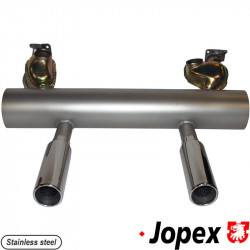 Exhaust, Sport, stainless steel, Sebring style