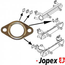 Gasket for exhaust