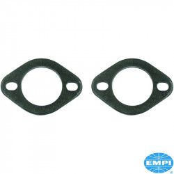 Exhaust port set, steel, inner diameter 1 1/2", 2 pieces