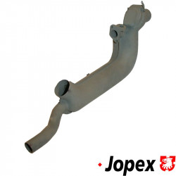 Heat exchanger, right. Made of steel with grey paint