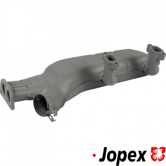 Heat exchanger, left. Made of steel with grey paint