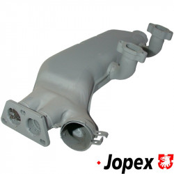 Heat exchanger, USA model, left. Made of steel with grey paint