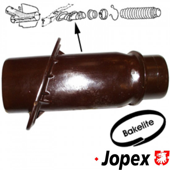 Heater channel connection, bakelite,left