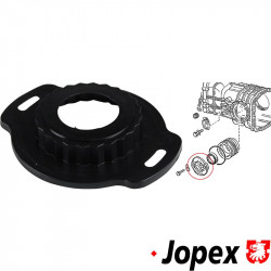 Safety cap for gearbox, lateral