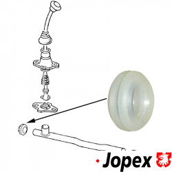 Bearing bush for shift rod, front