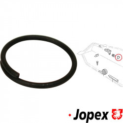 Retaining ring for shift guide bushing